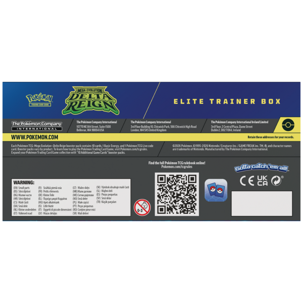 Pokémon TCG: Mega Evolution - Delta Reign - Elite Trainer Box