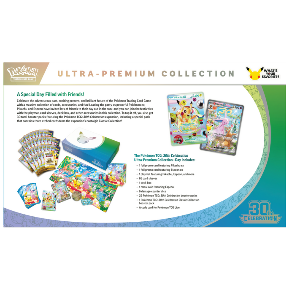 Pokémon TCG: 30th Celebration - Ultra-Premium Collection - Day (Espeon ex)