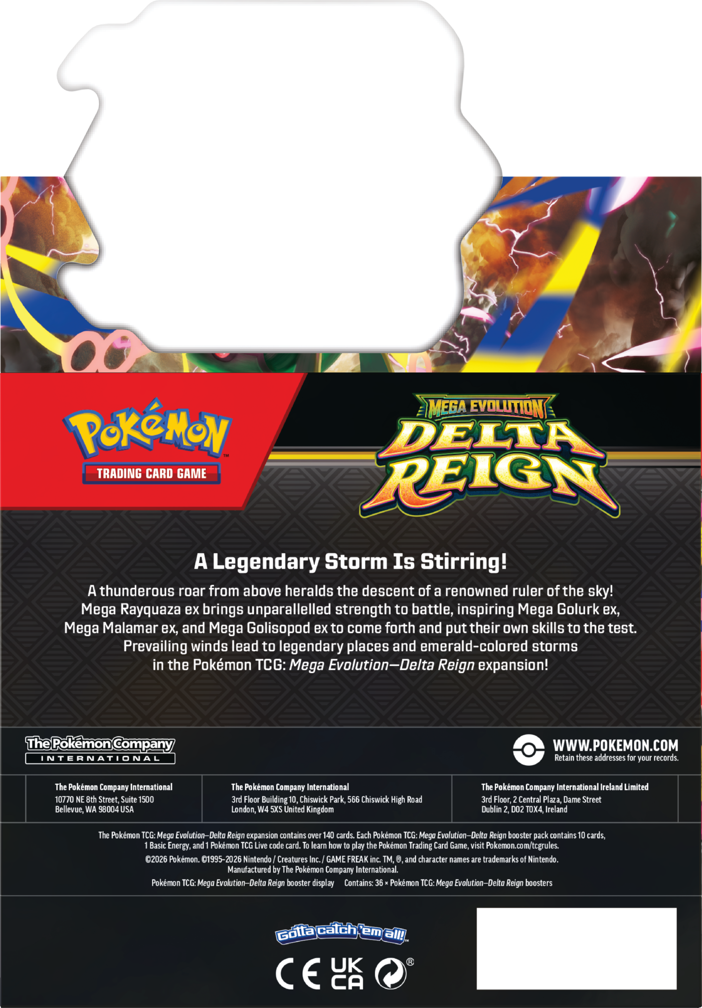 Pokémon TCG: Mega Evolution - Delta Reign - Booster Display
