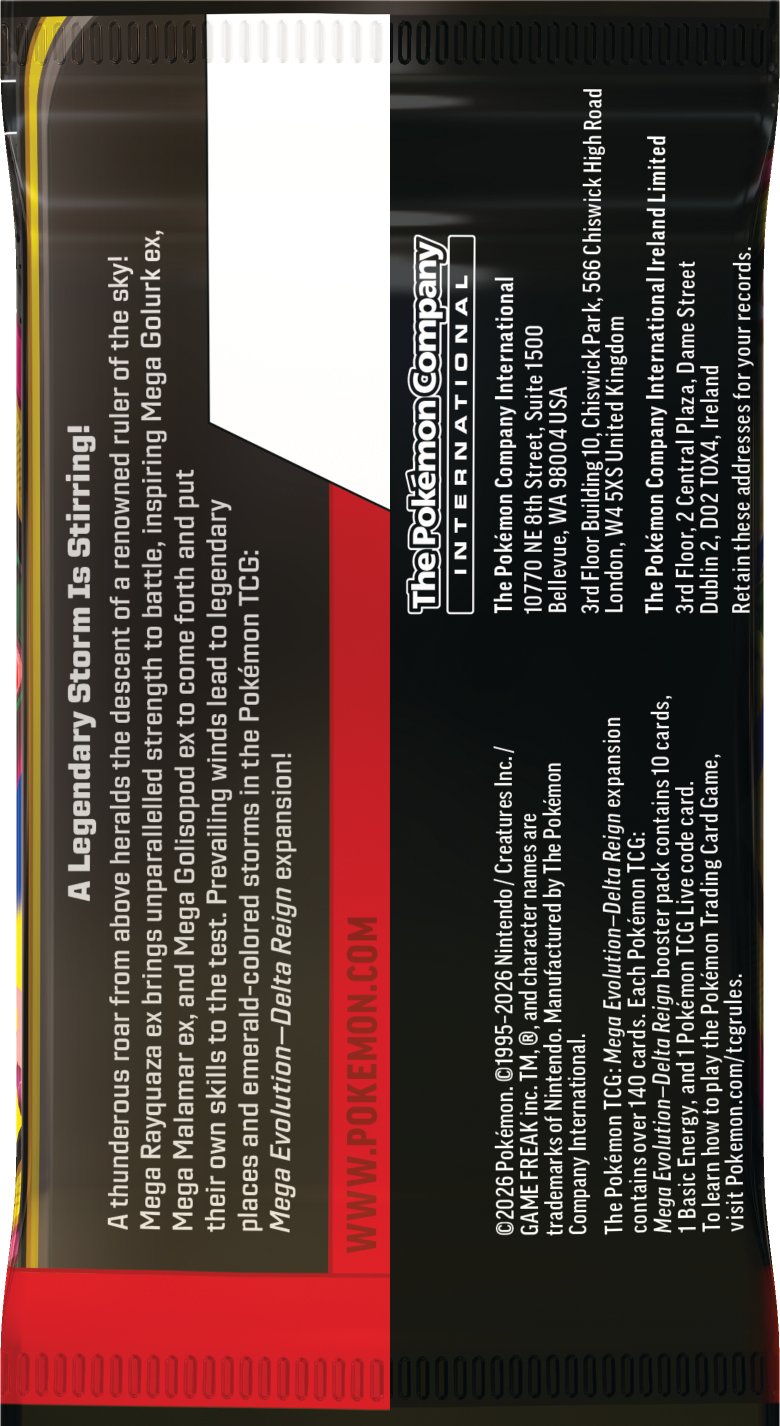 Pokémon TCG: Mega Evolution - Delta Reign - Booster Display