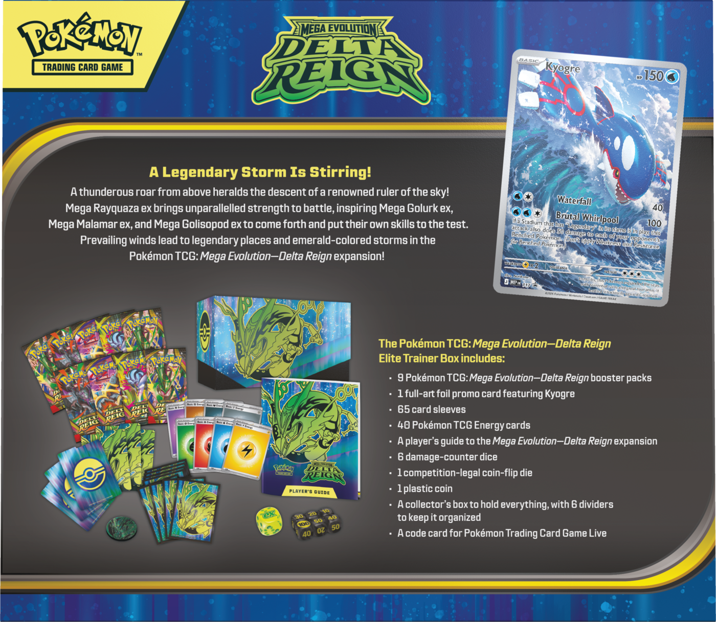Pokémon TCG: Mega Evolution - Delta Reign - Elite Trainer Box