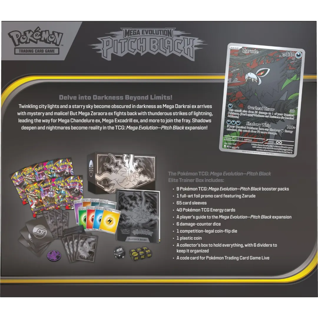 Pokemon TCG: Pitch Black – Elite Trainer Box