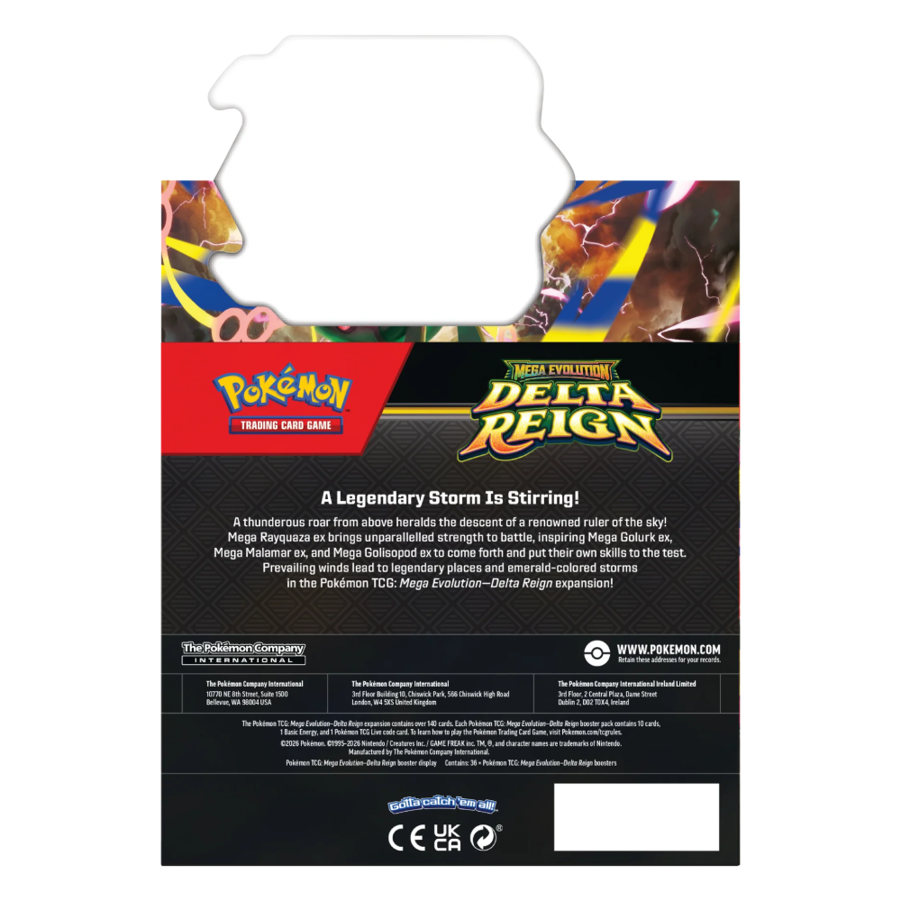 Pokémon TCG: Mega Evolution - Delta Reign - Booster Display
