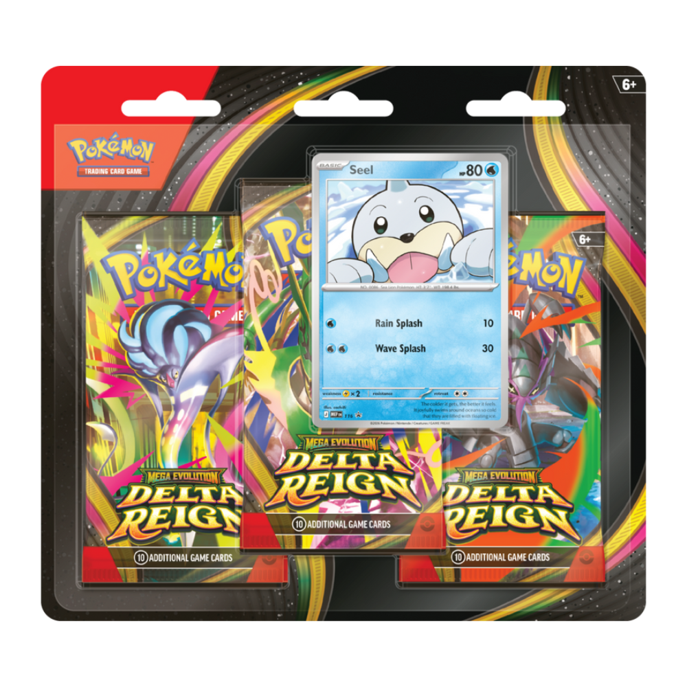 Pokémon TCG: Mega Evolution - Delta Reign - 3-Pack Blister Bundle